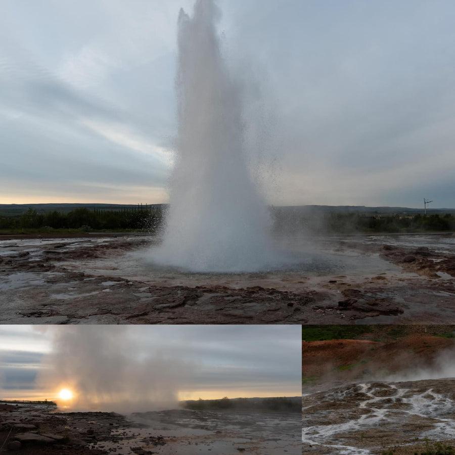 The Great Geysir at Sunrise