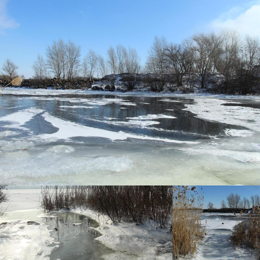 Frozen River Banks