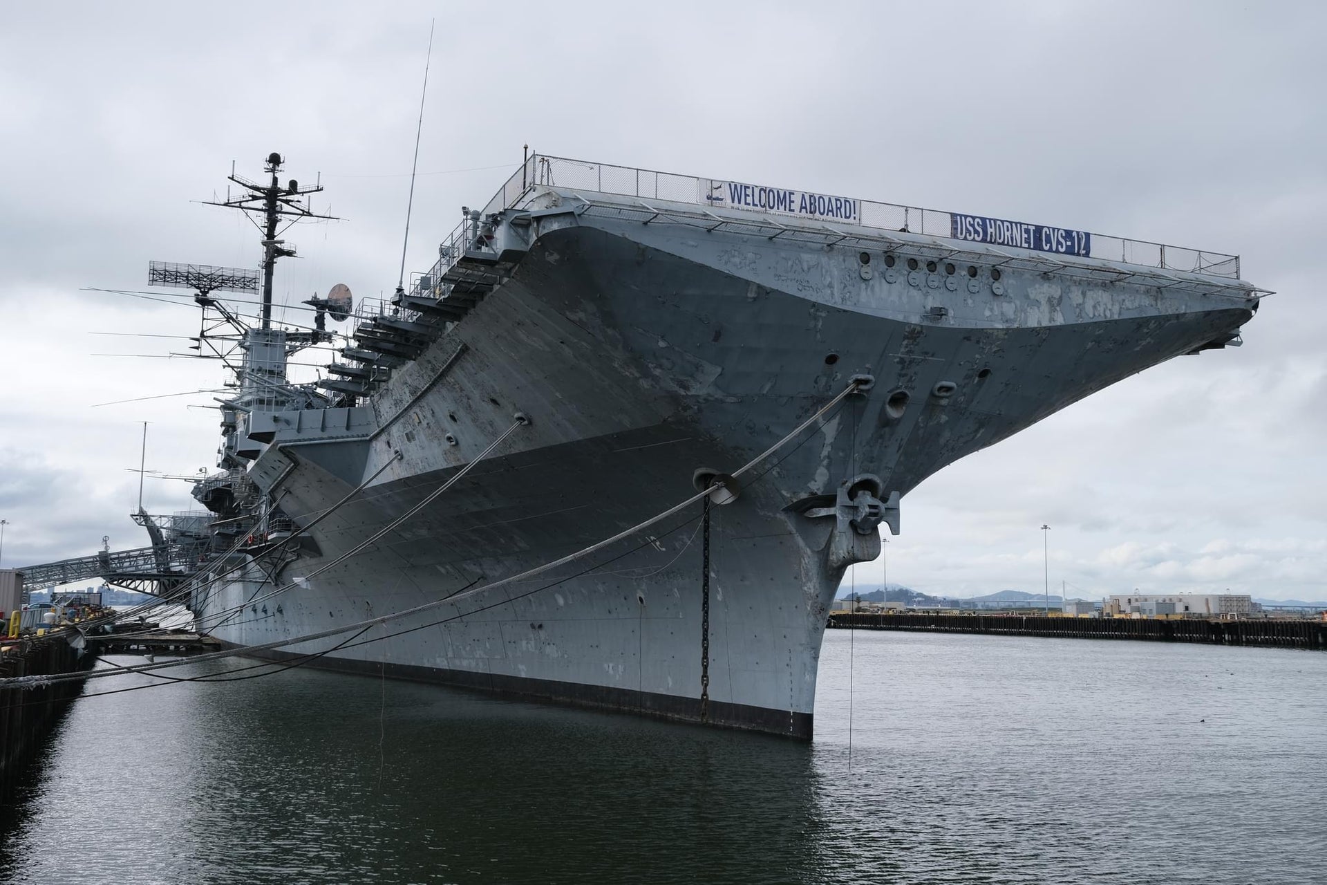 USS Hornet Aircraft Carrier Exterior