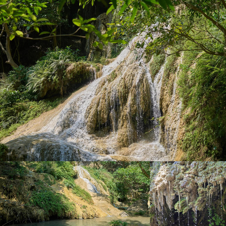 Bulging Terrace Jungle Waterfall