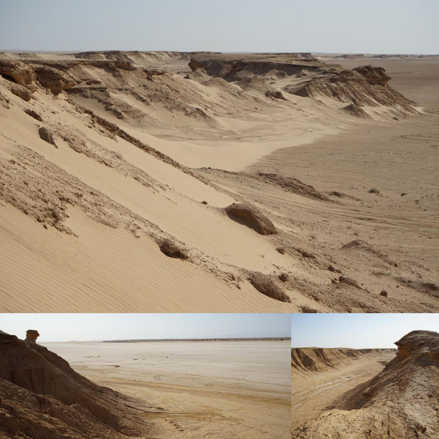 Tunisian Sandy Desert Area