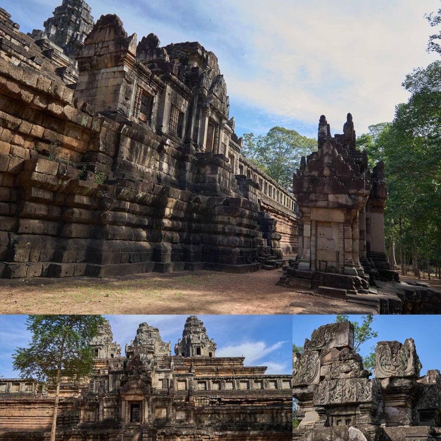 Three Level Ancient Cambodian Temple