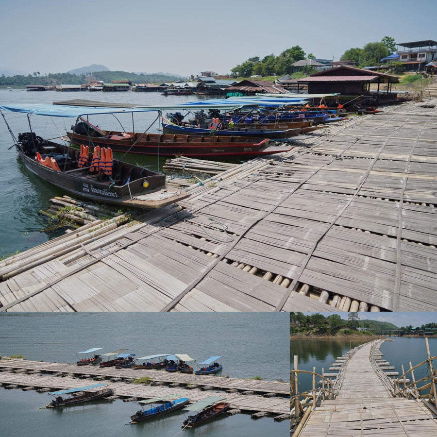 Bamboo Pier and Bamboo Floating Bridge