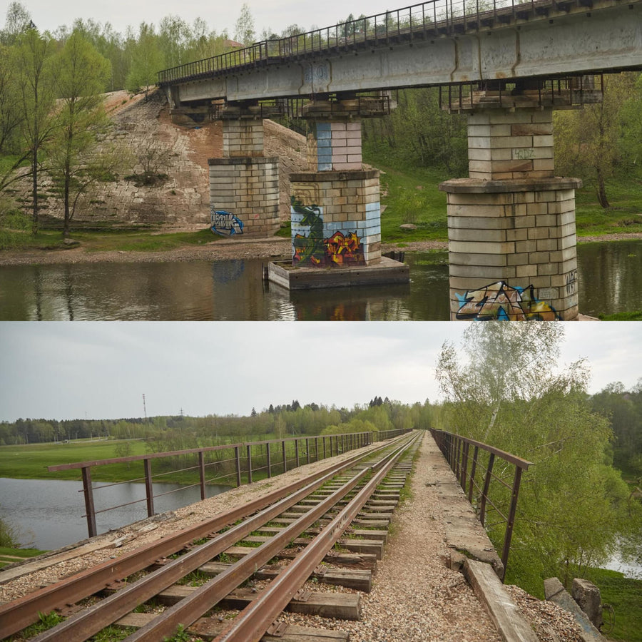 Railroad Bridge and Tracks