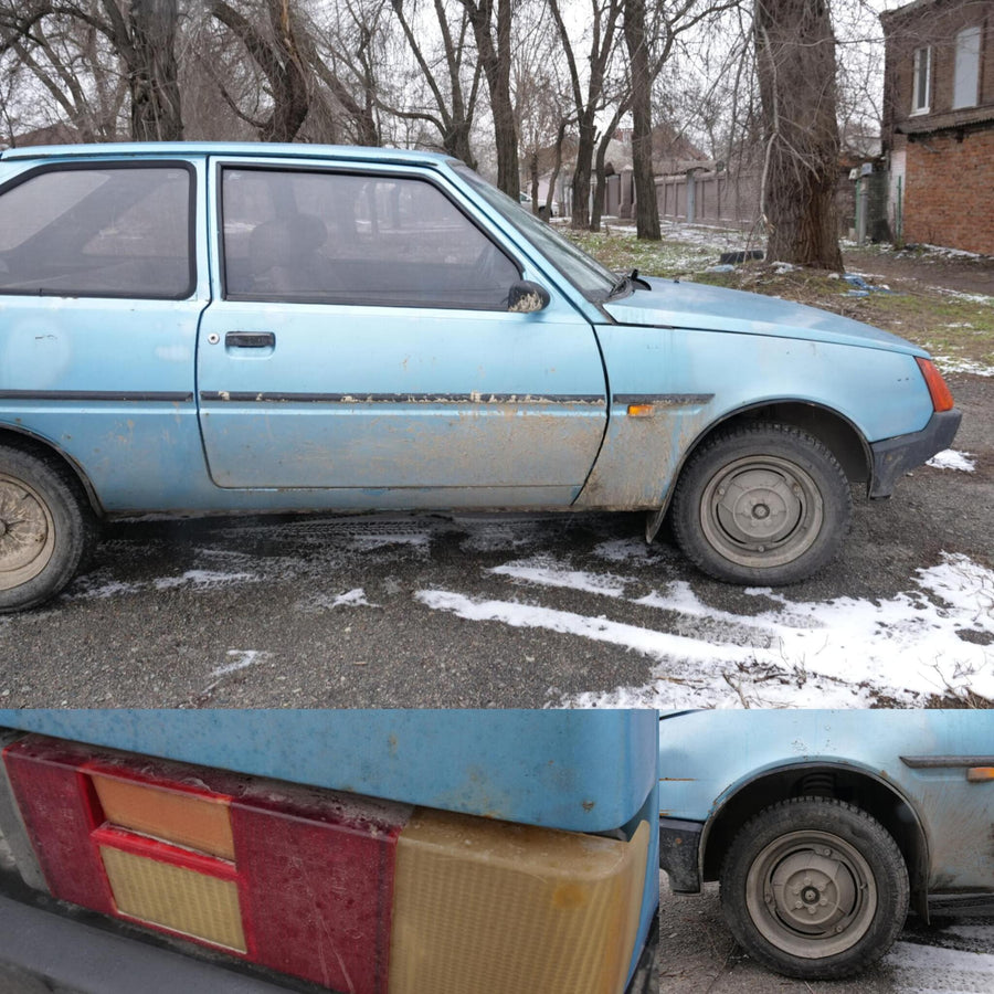 Old Dirty Eastern European Car