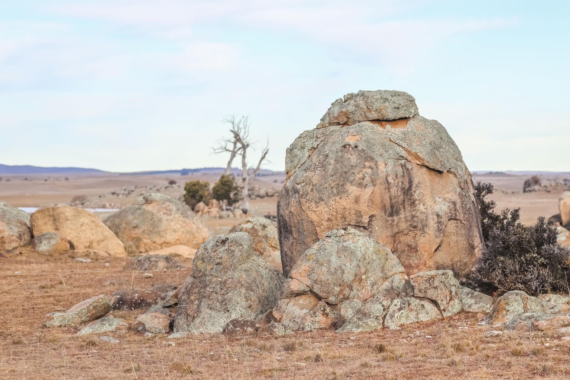 Jindabyne Lake Granite Boulders