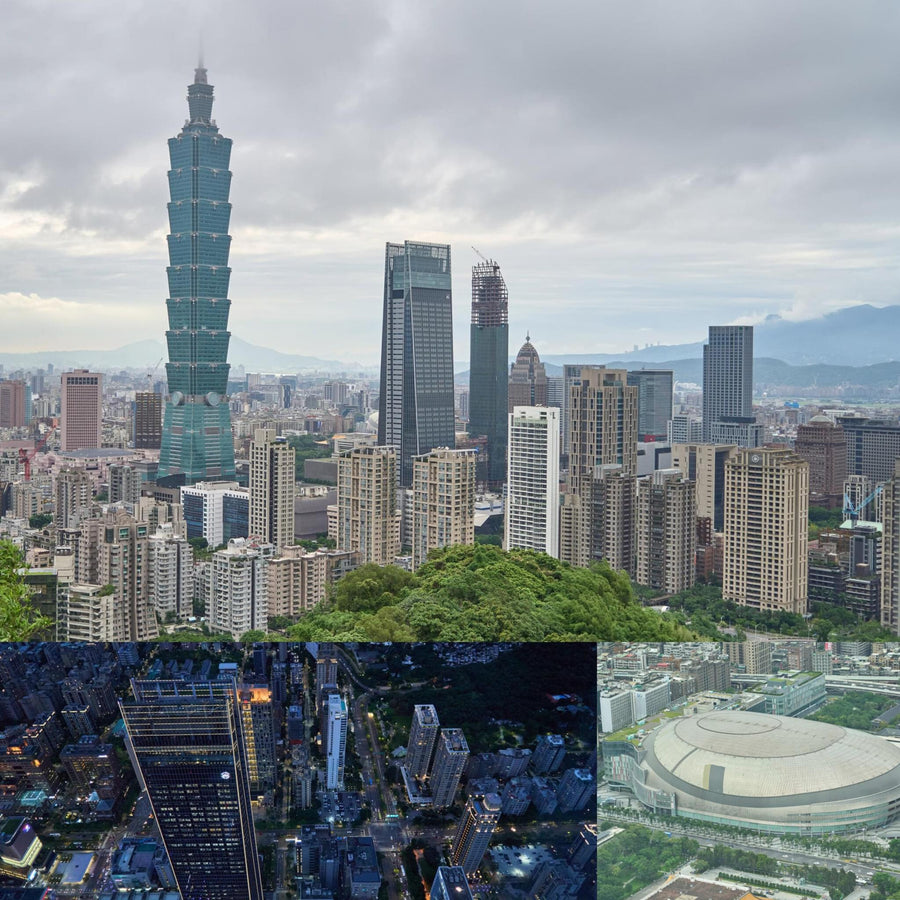 Taipei Cityscape Day and Night