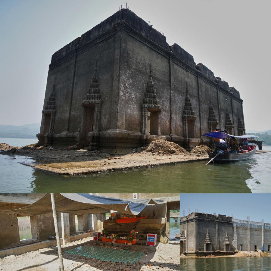 Sunken Concrete Buddhist Temple