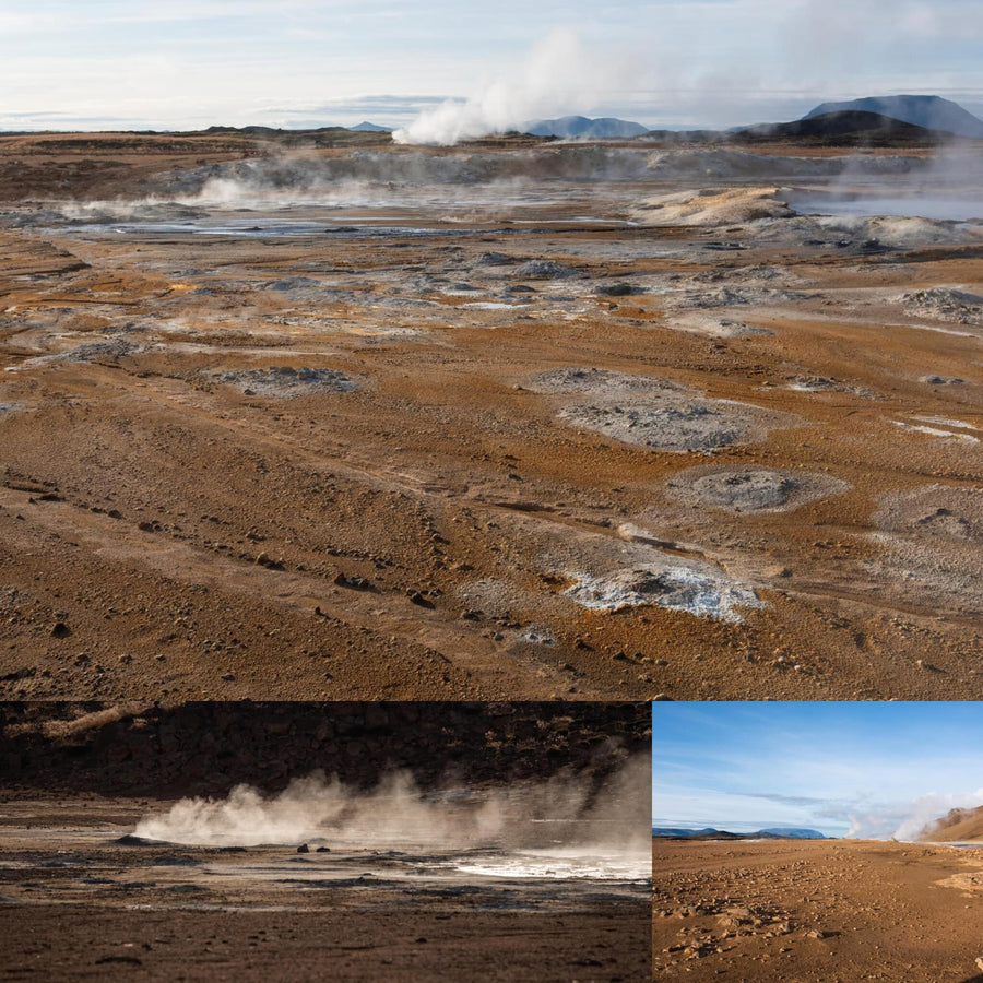 Iceland Geothermal Arid Valley