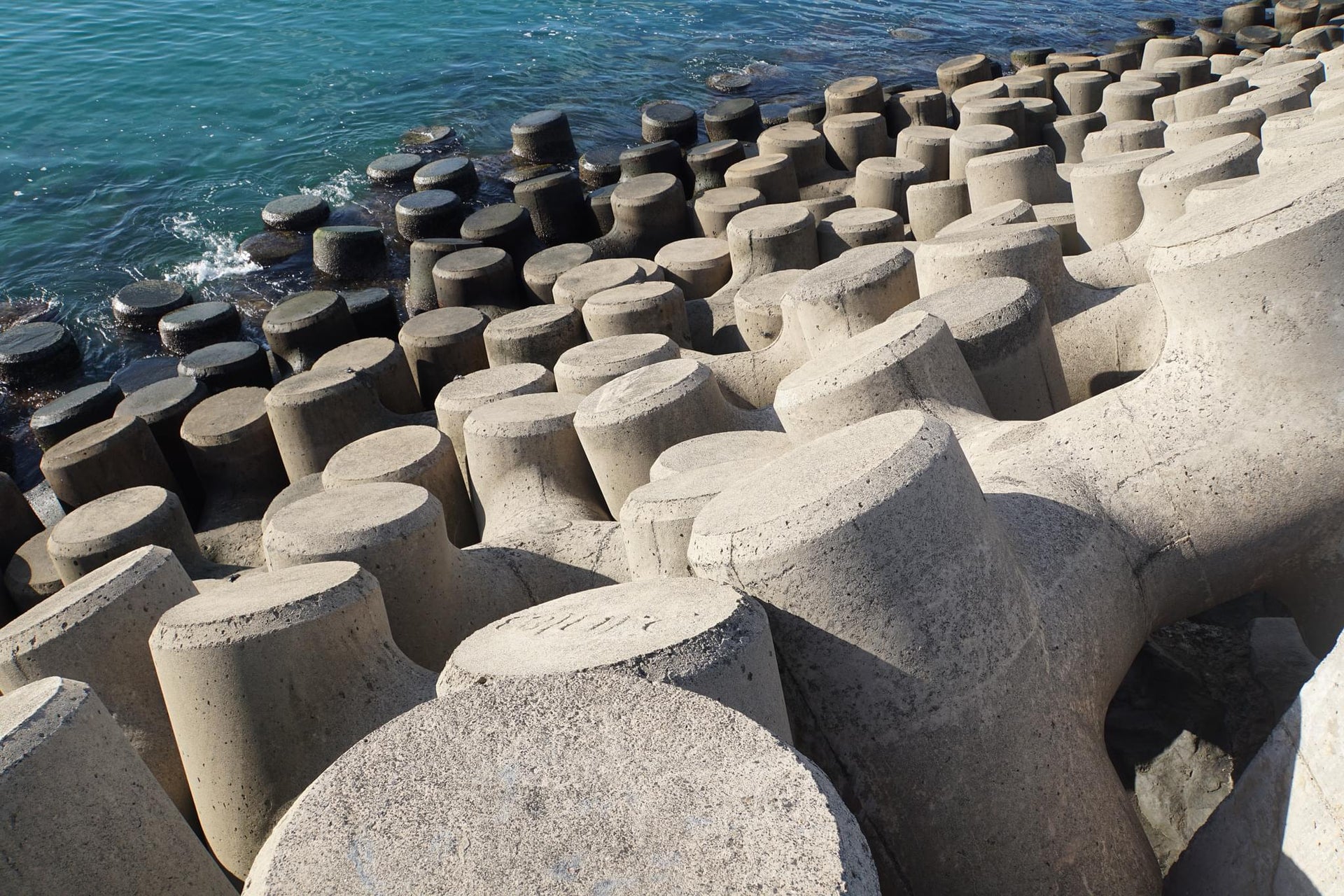 Tetrapods Coastal Concrete Blocks