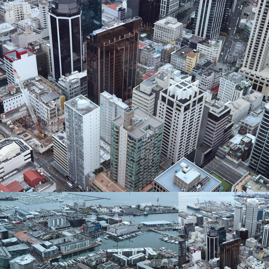 Auckland Aerial Cityscape