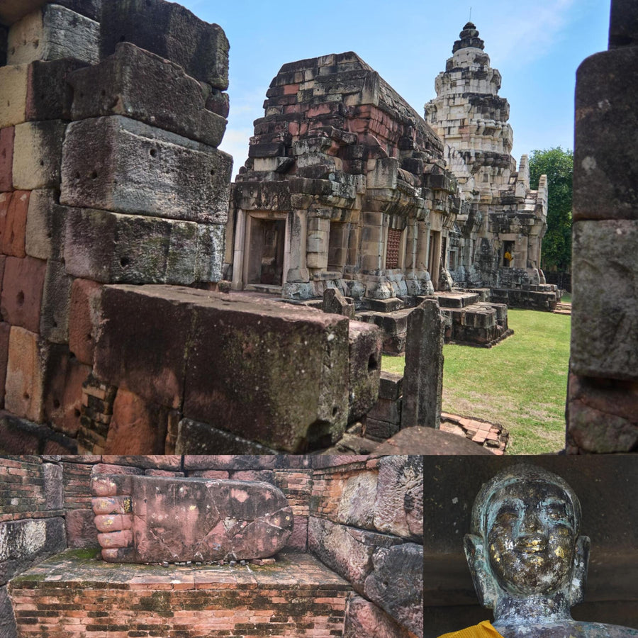 Buddha Foot Small Khmer Temple