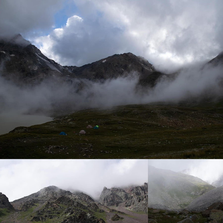 Elbrus Foggy Mountains