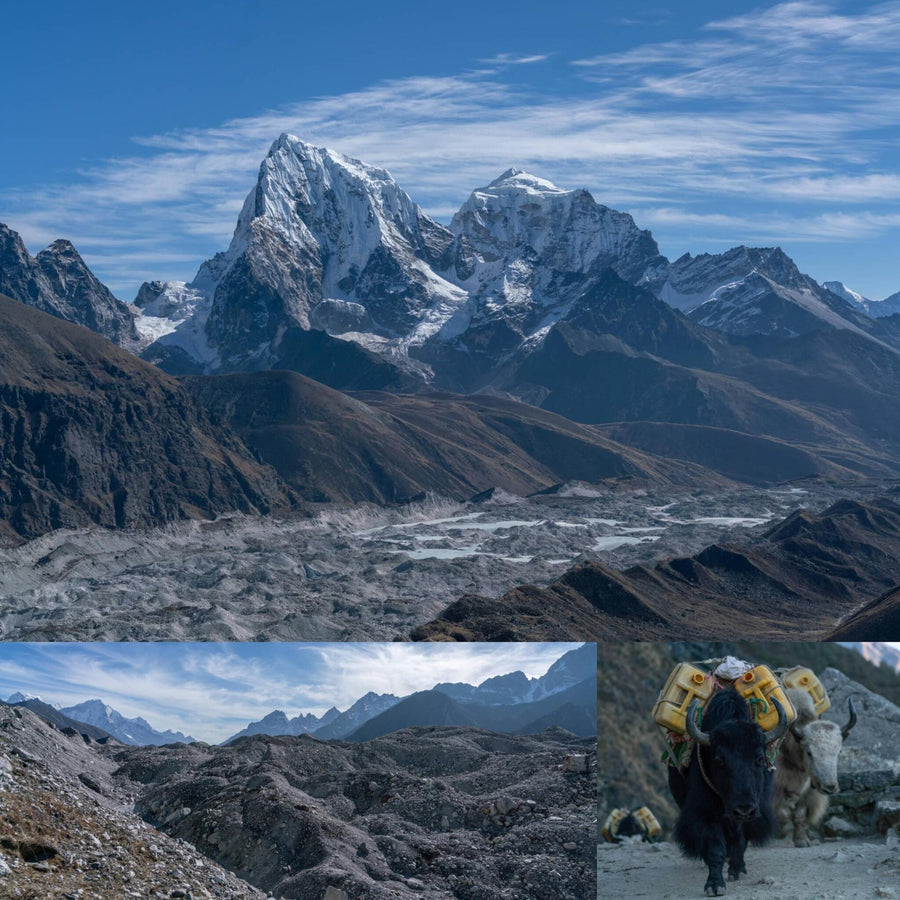 Himalayan Mountains and Glacier Lakes