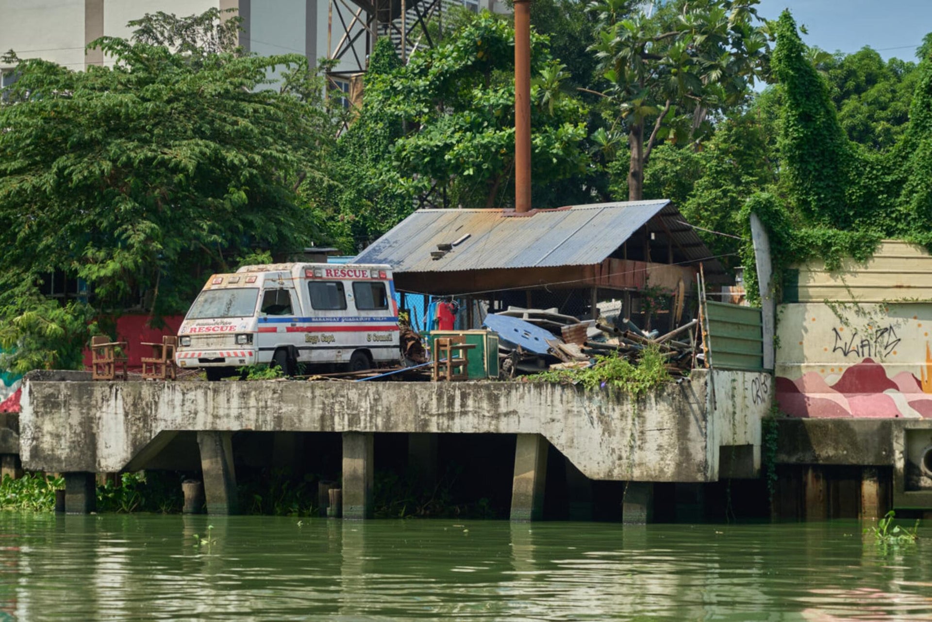 Manila Riverside Slums