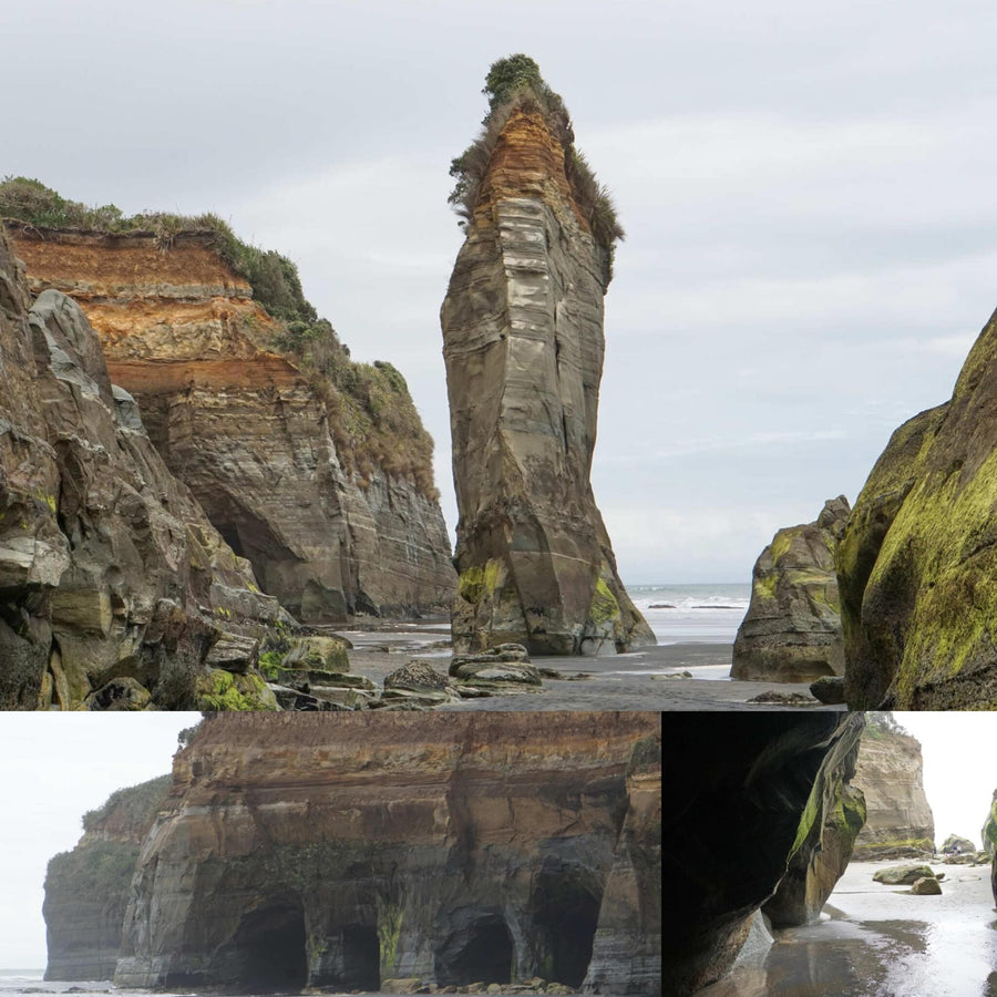 Limestone Pillars and Cliffs