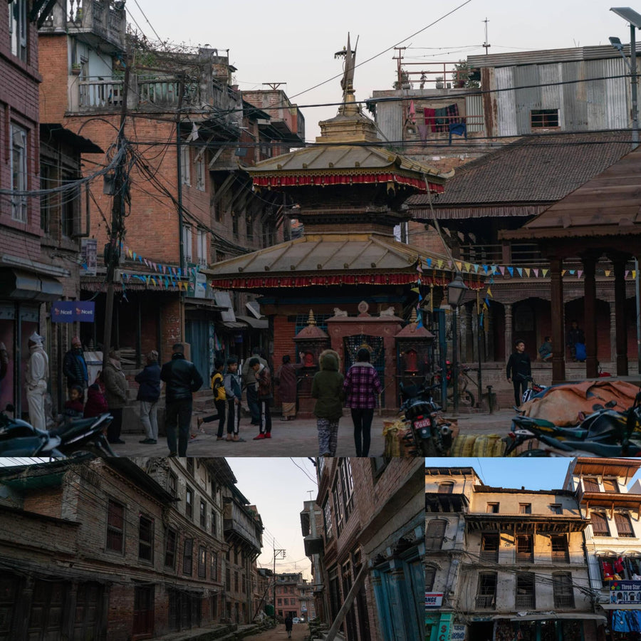 Nepalese Ancient Town Streets