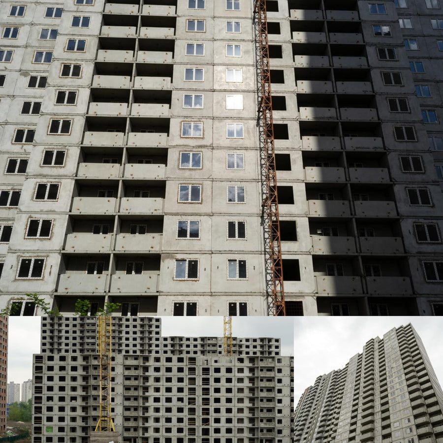 Panel Buildings Under Construction