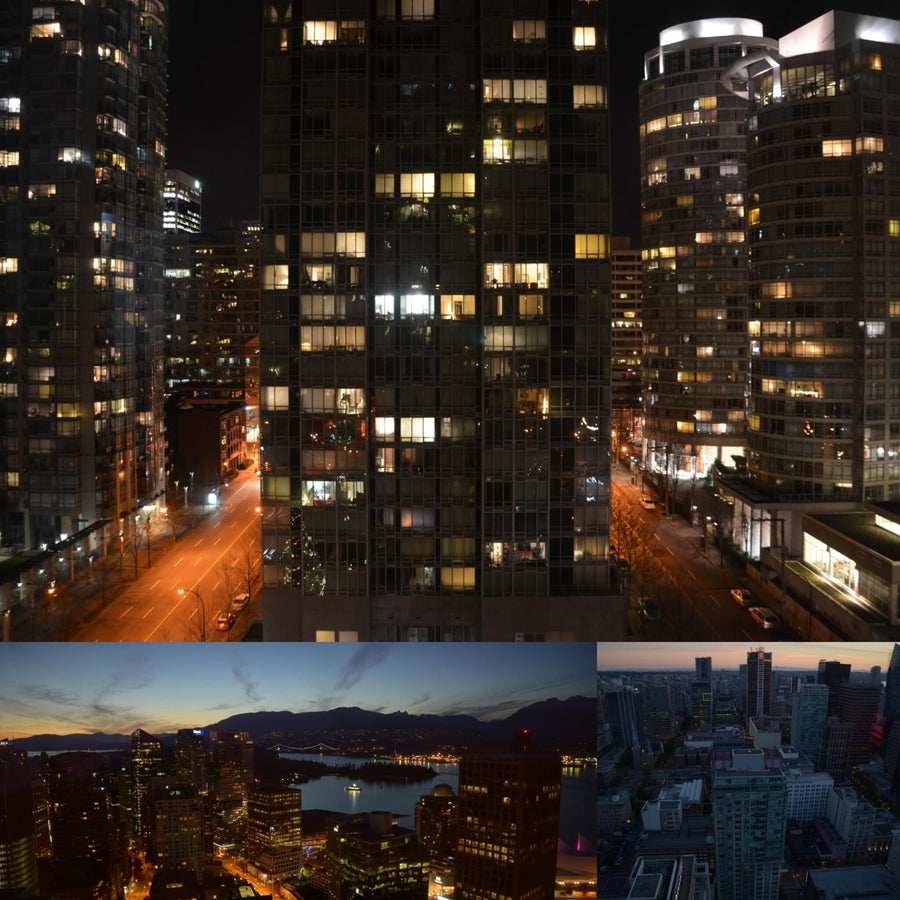Vancouver Night Cityscape