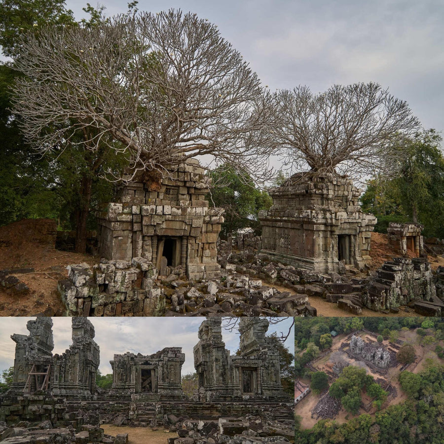 Overgrown Towers Cambodian Temple