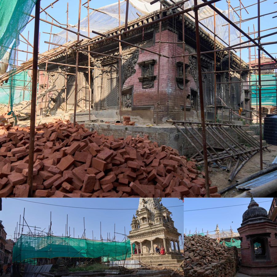 Nepalese Small Temple Reconstruction