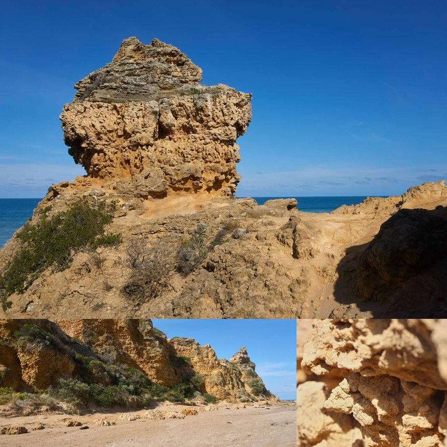Eroded Sandstone Cliff