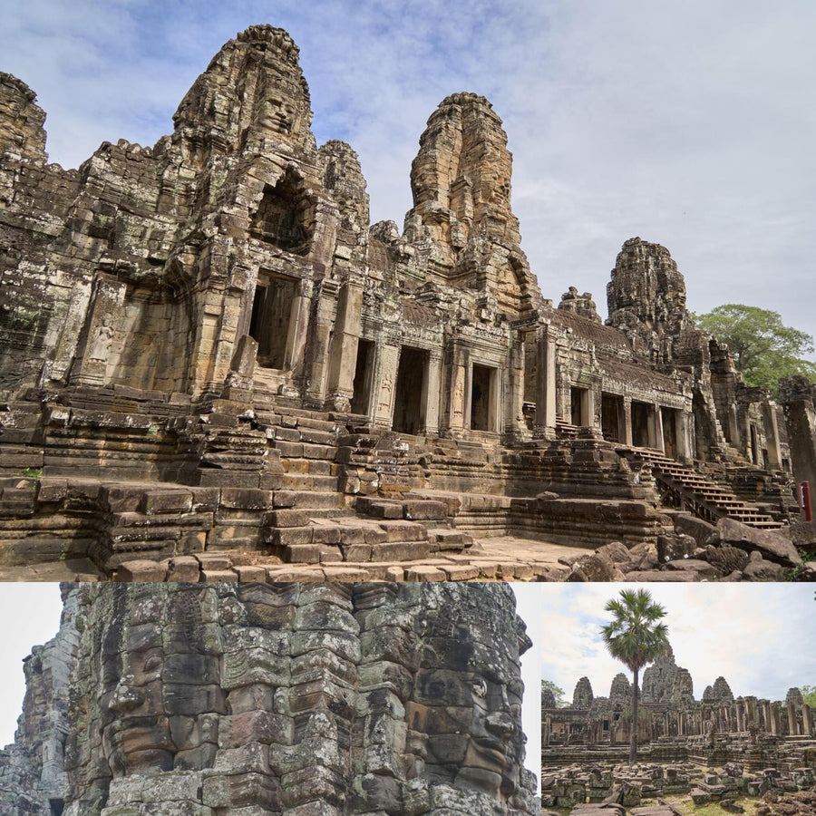 Khmer Many Faces Ancient Temple