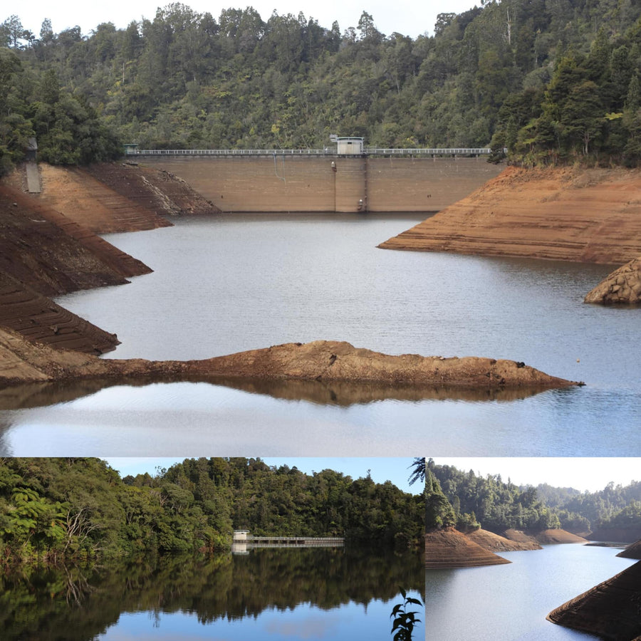 Full and Dried Dam
