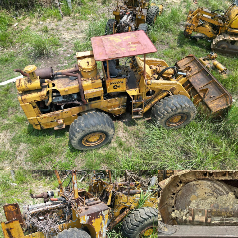 Overgrown Industrial Bulldozers