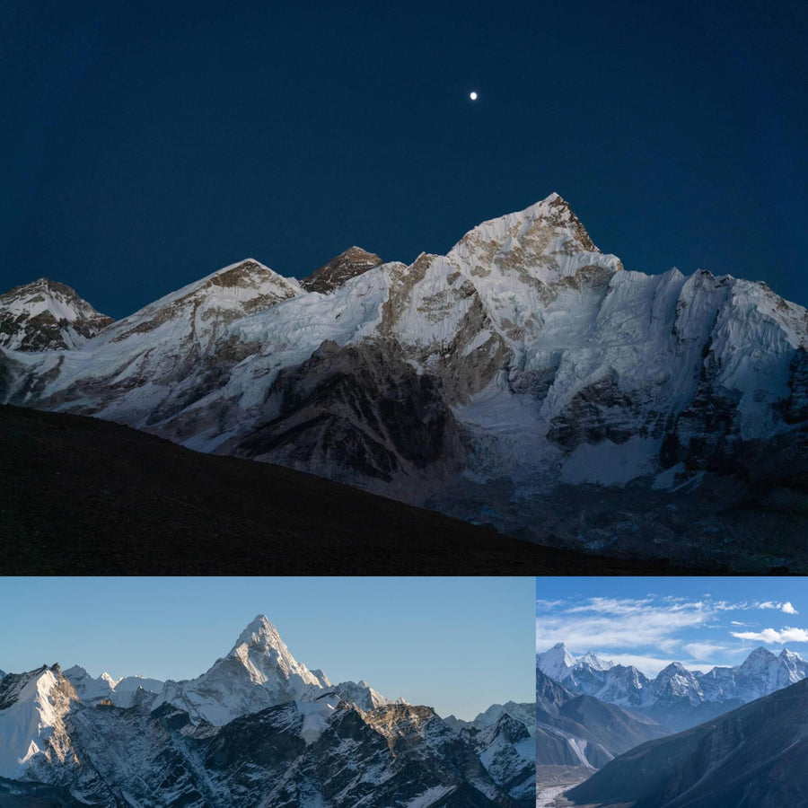 Everest Range Day and Night