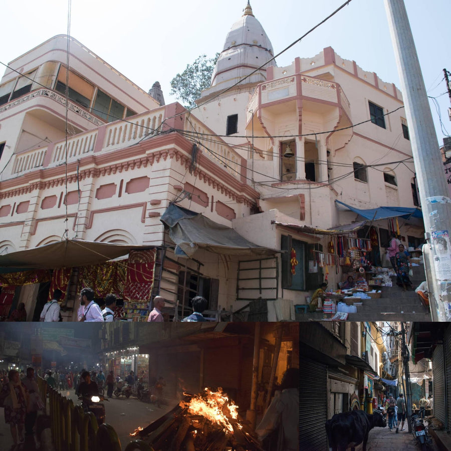 Varanasi Busy Narrow Streets