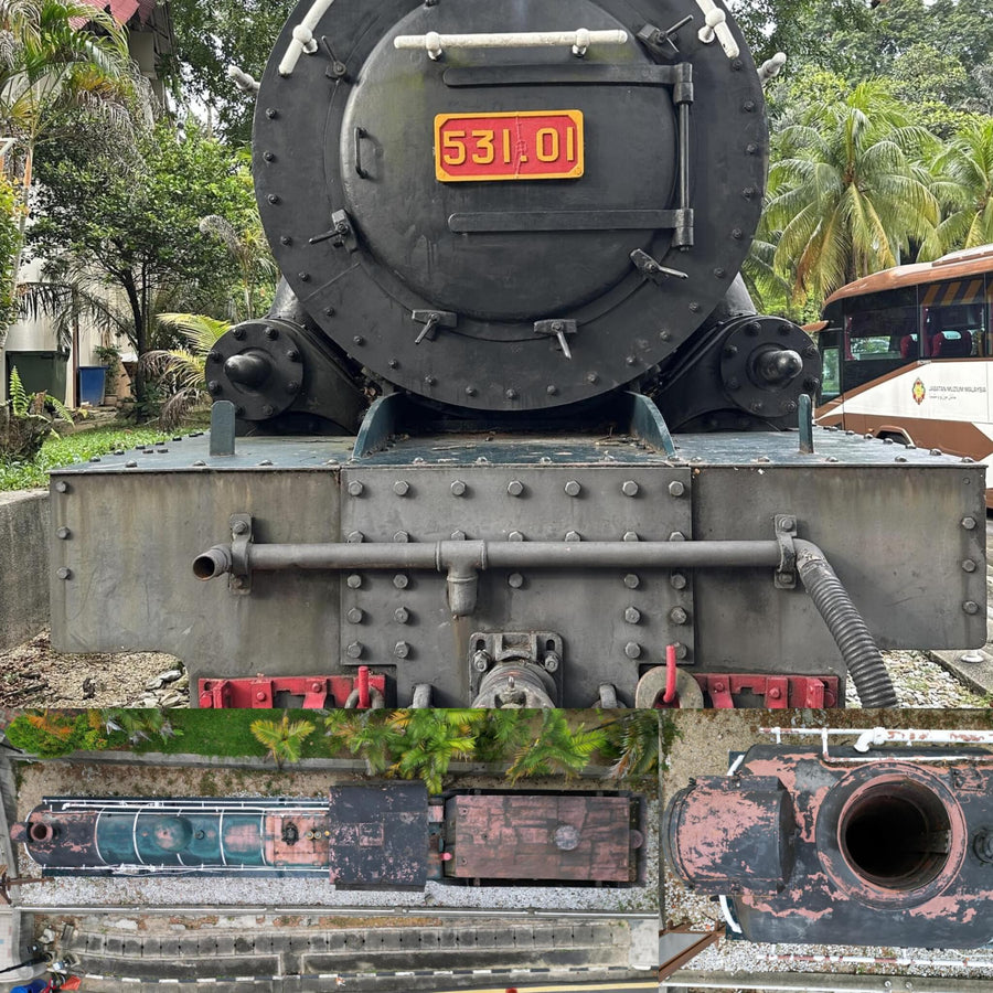 Federated Malay Steam Locomotive 1940s
