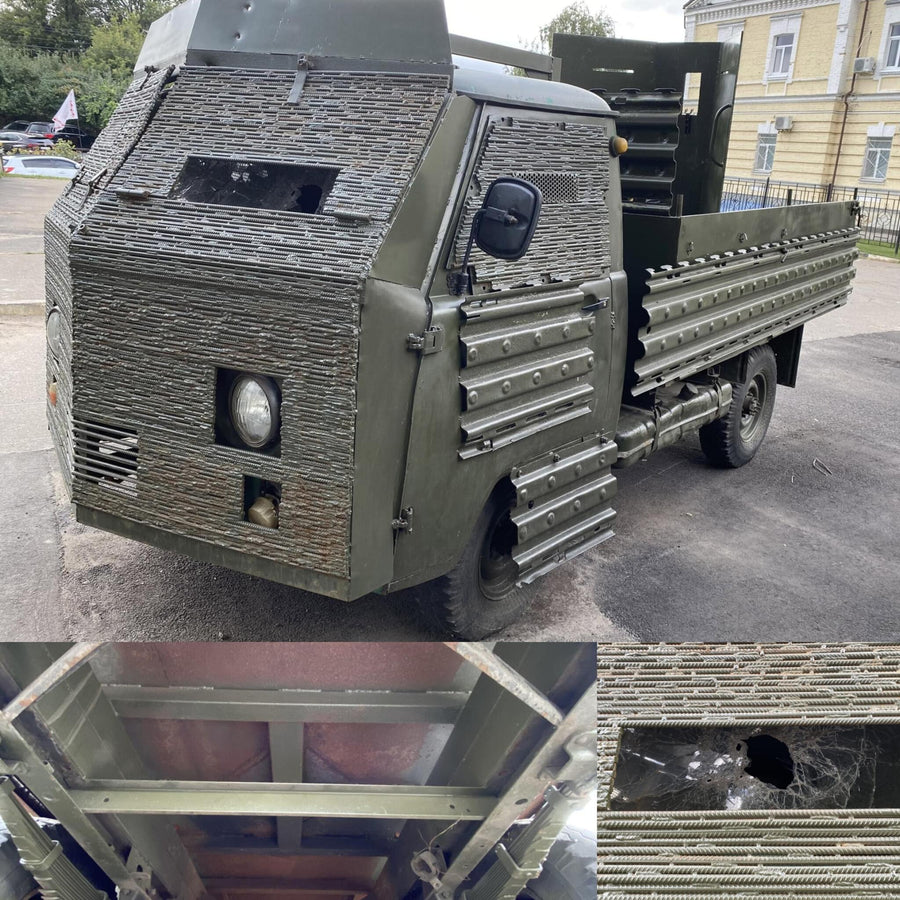 Armoured Civilian Ukranian UAZ Truck