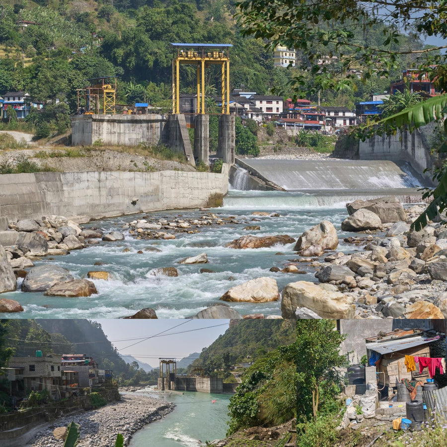 Nepalese Hydro Dam Village